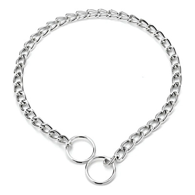 Cadena De Castigo Sprenger Hs Alemana 35cmx2.0mm Plana Color Cromado Plano Tamaño Del Collar S | Envío gratis