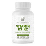 Dra. Amy Myers Vitamina D3 K2 - Vitamina D3 10,000 Ui Y 45 M