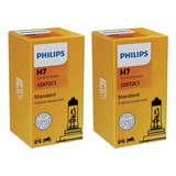 Kit 2 Lampara H7 Philips Standard 12v 55w