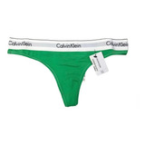 Tanga Calvin Klein Modern Cotton /verde - Original Y Nueva