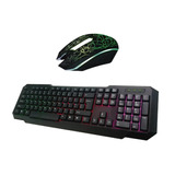 Combo Teclado + Mouse 3d Gamer Usb Retroiluminado Kl102