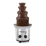 Fuente De Chocolate/fondue De Acero Plata 4 Niveles Holstein