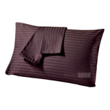 Fundas Almohada Con Cremallera Chocolate 50x70 Cm X 2 Und. 