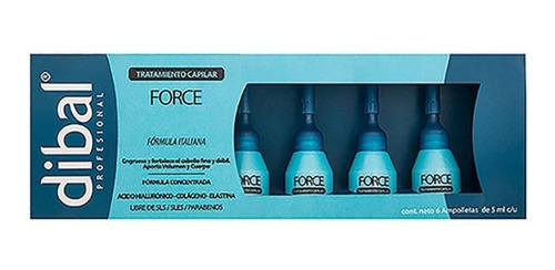 Ampolletas Tratamiento Force Acido Hialurónico Dibal 5 Ml