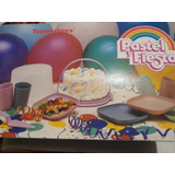 Set Pastel Y Fiesta Tupperware  Para Niños Juguete