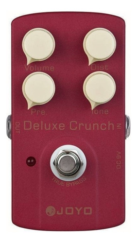 Pedal Joyo Jf-39 Deluxe Crunch Color Bordó