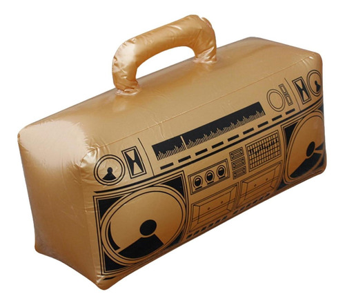 Radio Inflable Boombox 80s 90s Hip Hop Decoración De Fiesta