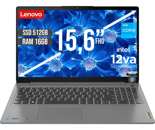 Portatil Lenovo Intel Core I3 1215u Ssd 512gb + Ram 16gb