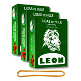 300grs Ligas De Hule El Leon Grueso Medio #33 Resistente