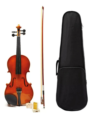 Disbyte Ve01 Violin Palatino 4/4 Madera Estudio Con Estuche Arco Resina Color Marrón