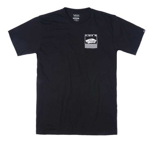 Remera Vans Modelo Commercial Dna Negro Exclusiva