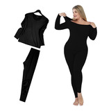 Roupa Frio Plus Size Feminina Blusa Calça Peluciado Proteção