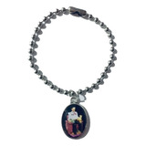 1 Pulsera Jesus Malverde Acero Inoxidable 1 Pieza