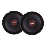 Kit 02 Woofer Medio Grave Alto Falantes Ultravox  700w 12pol