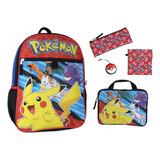 Bioworld Pokemon 16 Mochila Conjunto Combinado 5 Piezas