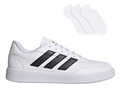 Tênis adidas Courtblock Masculino + 3 Pares De Meias