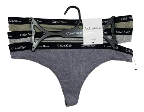 Juego De 3 Piezas De Tangas Para Dama Marca Ck | Envío gratis