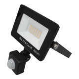 Proyector Reflector Led 30w Cálido C/sensor Movi - Glowlux