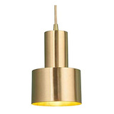 Lámpara Lywins E26 Cobre Led Moderno Nórdico Oro Colgante