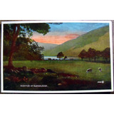 Tarjeta Postal Gran Bretaña Glendalough - Eventide C.194? Mi