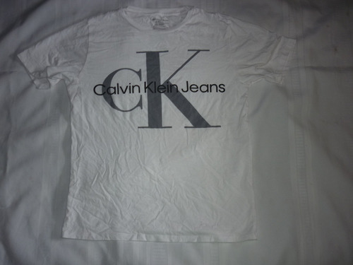 E Remera Niños Calvin Klein Jeans Talle M  8-10 Algodon 