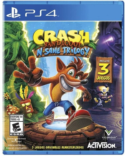 Crash Bandicoot: N. Sane Trilogy - Standard Edition - Ps4
