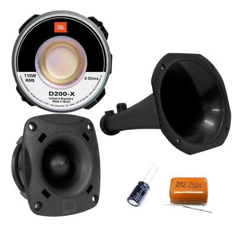  Kit Driver Jbl D200 + Tweeter St200 + Corneta + Capacitores