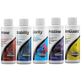 Kit Seachem Prime Stability Clarity Pristine Amguard 100ml