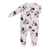 Pijama Mameluco Para Bebe Termica Ultra Suave Minnie Mouse