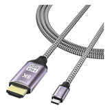 Cabledeconn Usb C Usb3.1 A Hdmi 8k 2.1 Cable 1.8m 7680x4320 