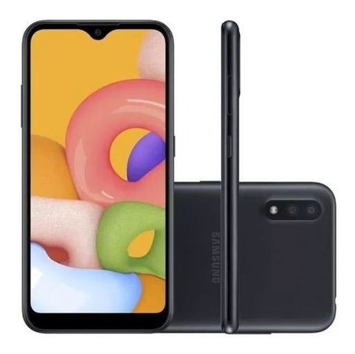 Galaxy A01 32gb Preto- Excelente