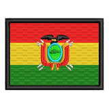 Patch Bordado Bandeira 7x5cm Bolívia - País
