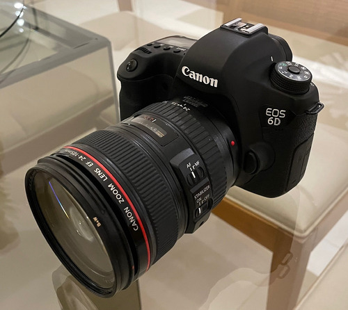 Canon Eos 6d Wg Cor Preto + Lente 24-105mm F4l Is Usm.