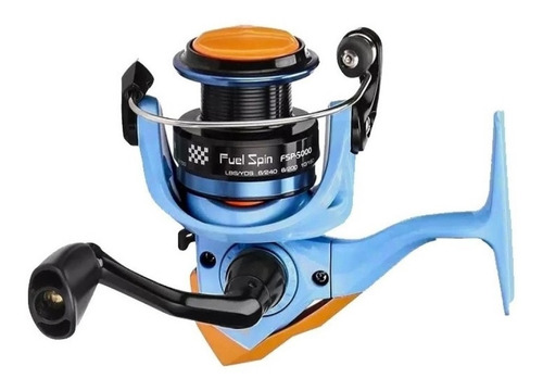 Reel Frontal Okuma Fuel Spin Fsp-5000 Derecho/izquierdo Color Celeste