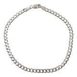 Pulsera Hombre Grumet Plata 925 Ancho 4mm