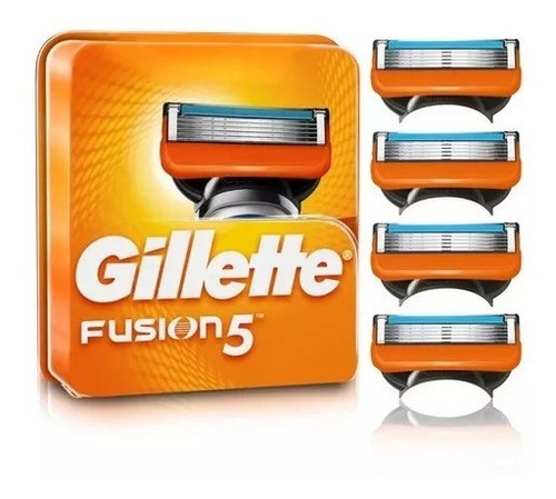 Repuestos Máquina De Afeitar Gillette Fusion5 4ud 5 Hojas