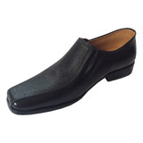 Zapato Elegante  Hombre En Promocion Color Negro 100% Cuero