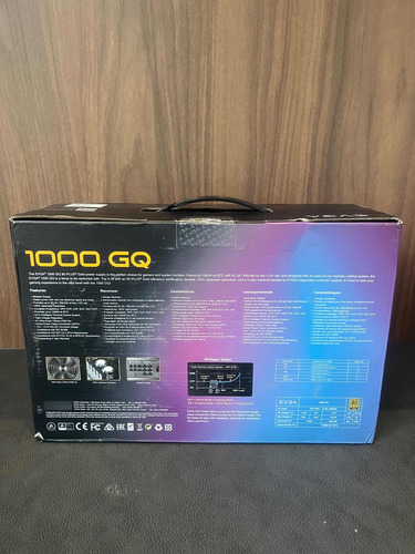 Fonte Evga 1000w Gq 80plus Gold