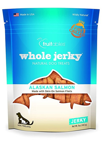 Fruitables Whole Jerky Salmón De Alaska Trata De Perro