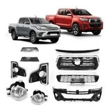 Kit Frente Parachoque Dianteiro Completo Hilux 2018 2019