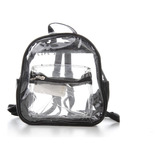 Mochila Pequeña Infantil Pvc Transparente Nena Niña Jardin