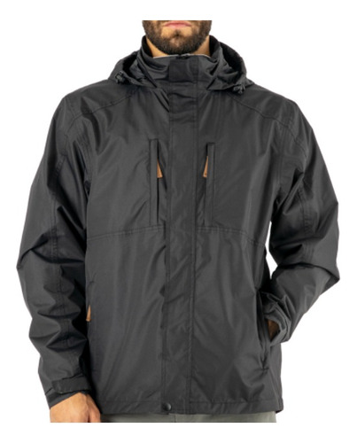 Parka Desmontable Quebec Ottawa 3 En 1 Negro