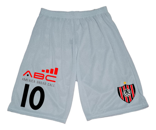 Short De Poliester Chacarita Retro C/numero