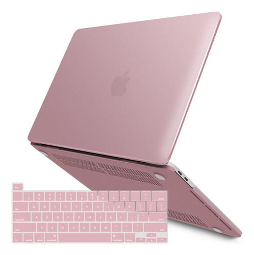 Funda Ibenzer Para Macbook Pro 13 M2 + C/teclado Rosé Gold