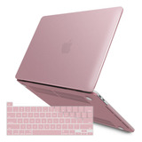 Funda Ibenzer Para Macbook Pro 13 M2 + C/teclado Rosé Gold