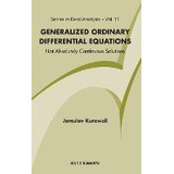 Libro Generalized Ordinary Differential Equations: Not Ab...