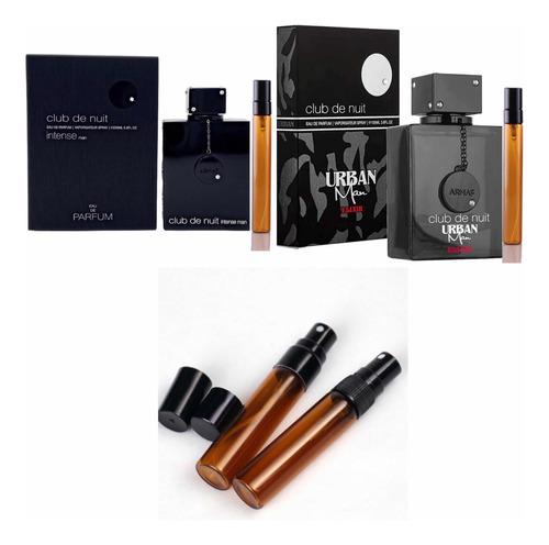 2 Decants Club De Nuit Intense + Urban Man Elixir De 5 Mls