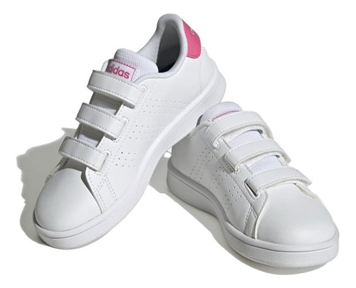 Tenis Niña adidas Advantage Court - Blanco-rosa