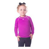Camisa Térmica Kanxa Baby Look Protection Infantil Roxo