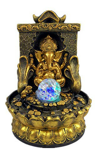 Fuente De Agua Interior Con Estatua De Elefante Ganesha